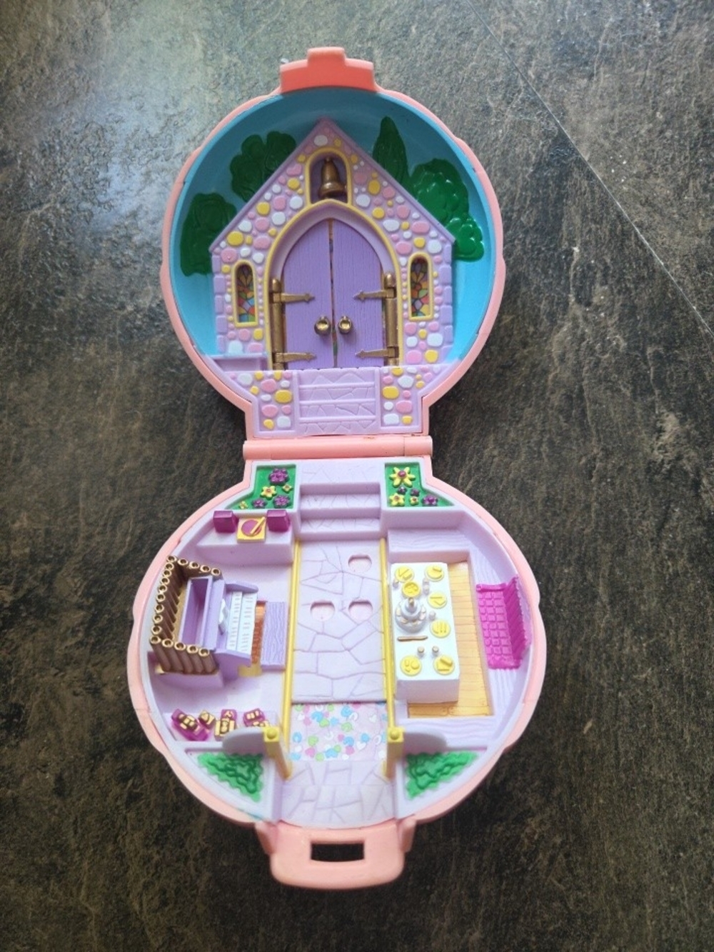Vintage Polly Pocket Nancy's Wedding Day Bluebird 1989 - No Figures - Picture 1 of 6
